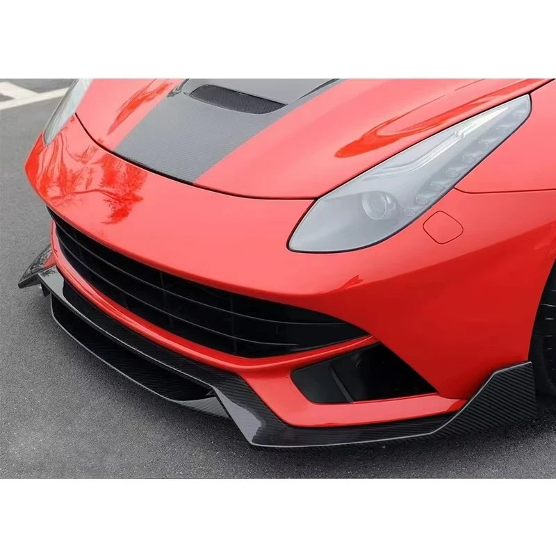 DMC Style Carbon Kits for F12 Exterior Accessories Side Skirt Diffuser Rear Spoiler Front Lip Carbon Fiber Glass Hood